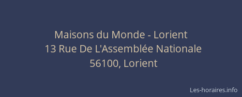 Maisons du Monde - Lorient