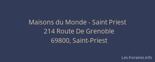 Maisons du Monde - Saint Priest