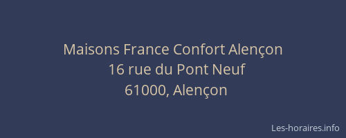 Maisons France Confort Alençon