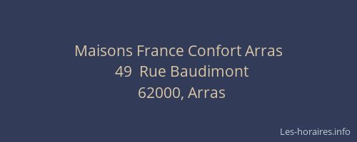 Maisons France Confort Arras