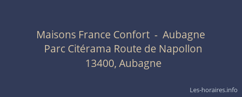 Maisons France Confort  -  Aubagne
