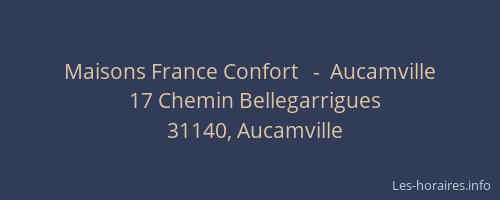 Maisons France Confort   -  Aucamville