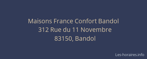 Maisons France Confort Bandol