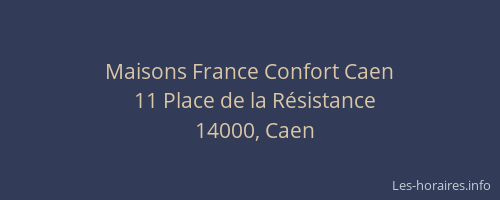 Maisons France Confort Caen