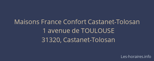 Maisons France Confort Castanet-Tolosan