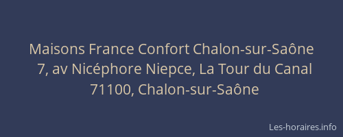 Maisons France Confort Chalon-sur-Saône