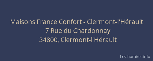 Maisons France Confort - Clermont-l'Hérault