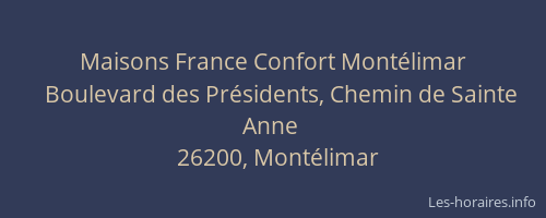 Maisons France Confort Montélimar