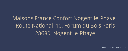 Maisons France Confort Nogent-le-Phaye