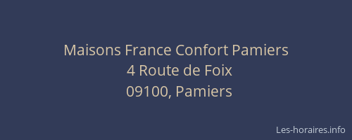 Maisons France Confort Pamiers