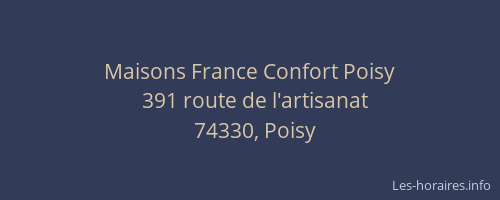 Maisons France Confort Poisy