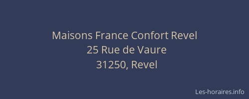 Maisons France Confort Revel