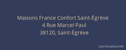 Maisons France Confort Saint-Égrève