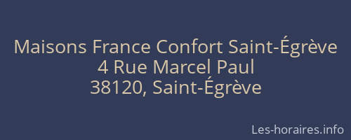 Maisons France Confort Saint-Égrève