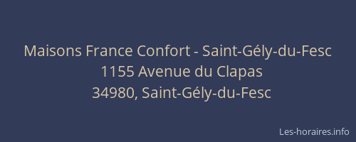 Maisons France Confort - Saint-Gély-du-Fesc