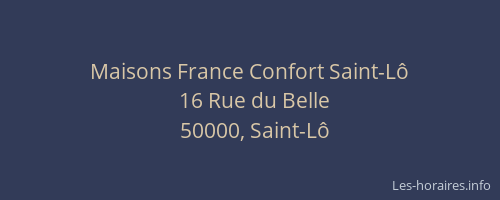 Maisons France Confort Saint-Lô