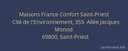 Maisons France Confort Saint-Priest