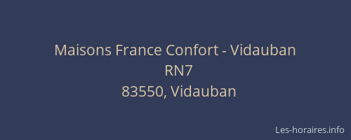 Maisons France Confort - Vidauban