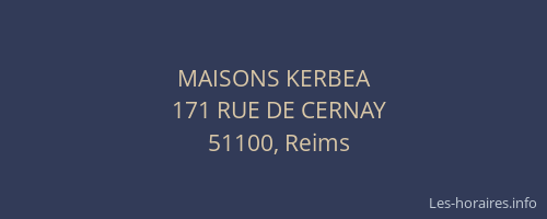 MAISONS KERBEA