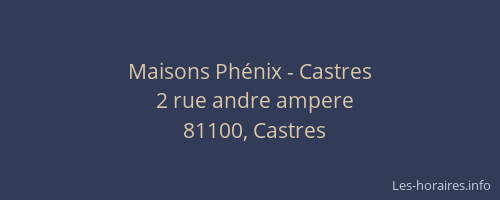 Maisons Phénix - Castres