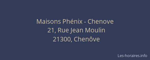 Maisons Ph&eacute;nix - Chenove