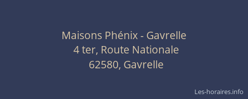 Maisons Phénix - Gavrelle