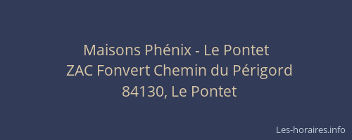 Maisons Phénix - Le Pontet