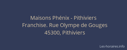 Maisons Phénix - Pithiviers