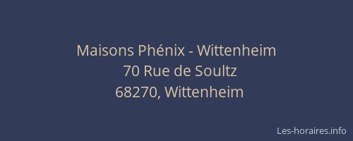 Maisons Phénix - Wittenheim
