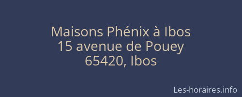 Maisons Phénix à Ibos