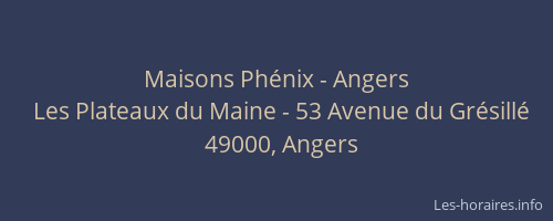 Maisons Phénix - Angers