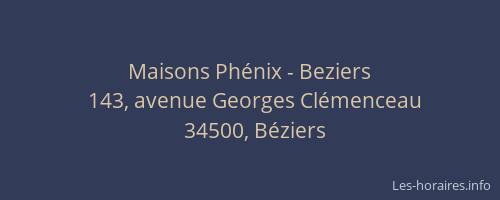 Maisons Phénix - Beziers