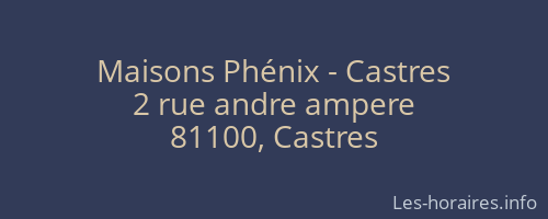 Maisons Phénix - Castres