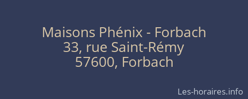 Maisons Phénix - Forbach