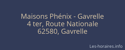 Maisons Phénix - Gavrelle