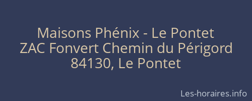Maisons Phénix - Le Pontet