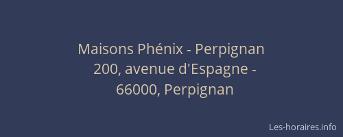 Maisons Phénix - Perpignan