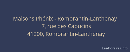 Maisons Phénix - Romorantin-Lanthenay