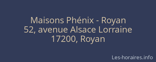 Maisons Phénix - Royan