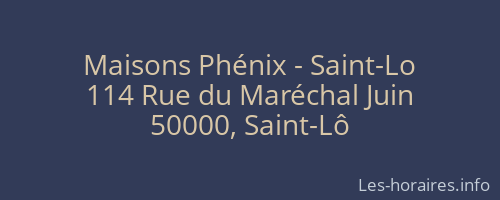 Maisons Phénix - Saint-Lo