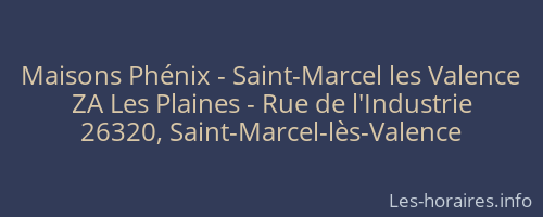 Maisons Phénix - Saint-Marcel les Valence
