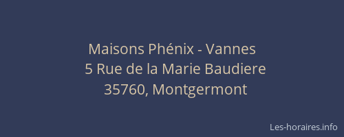 Maisons Phénix - Vannes
