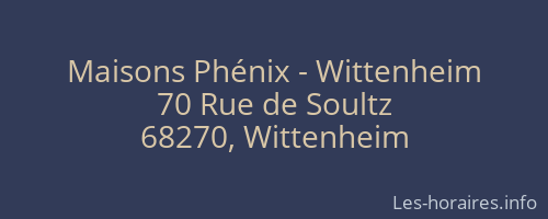 Maisons Phénix - Wittenheim