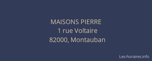 MAISONS PIERRE
