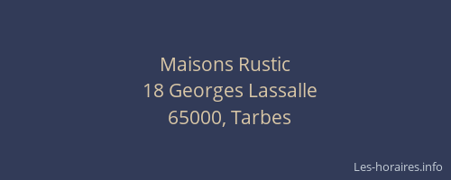 Maisons Rustic