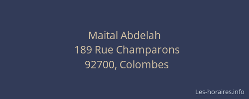 Maital Abdelah