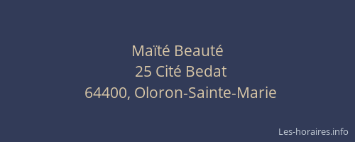 Ma&iuml;t&eacute; Beaut&eacute;