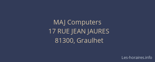 MAJ Computers