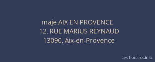 maje AIX EN PROVENCE