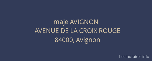 maje AVIGNON